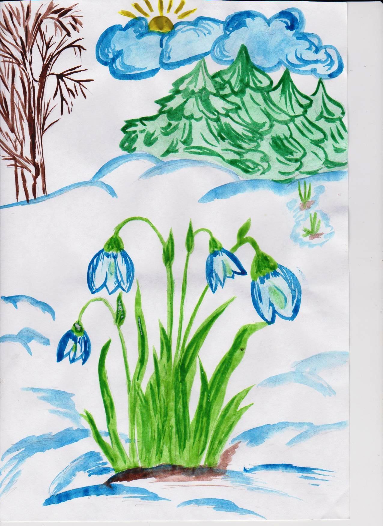 Подборка видео уроков по рисованию на тему \"Весна\" | Рисуем вместе | Онлайн  школа рисования | Дзен