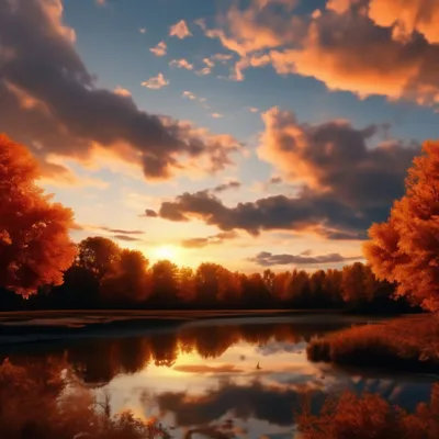 Осеннее небо: фото, изображения и картинки