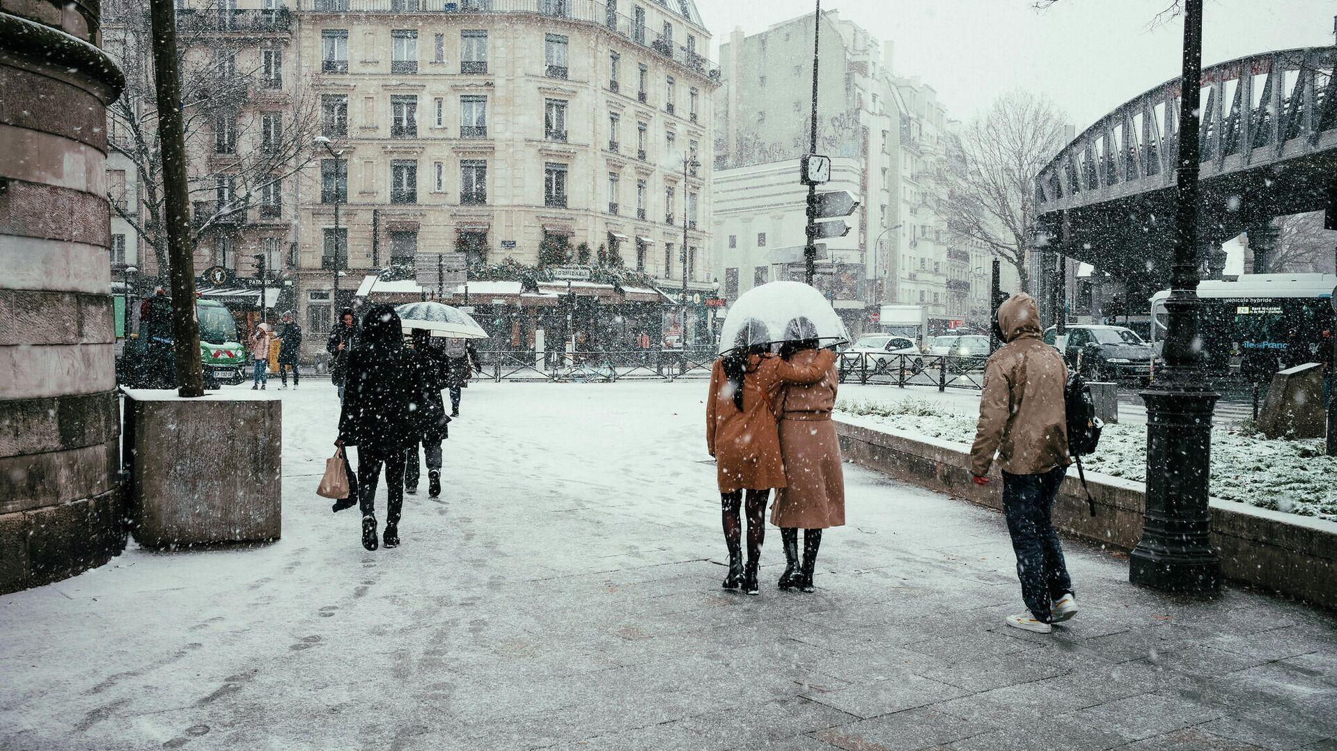 Зима в Париже - 90 фото