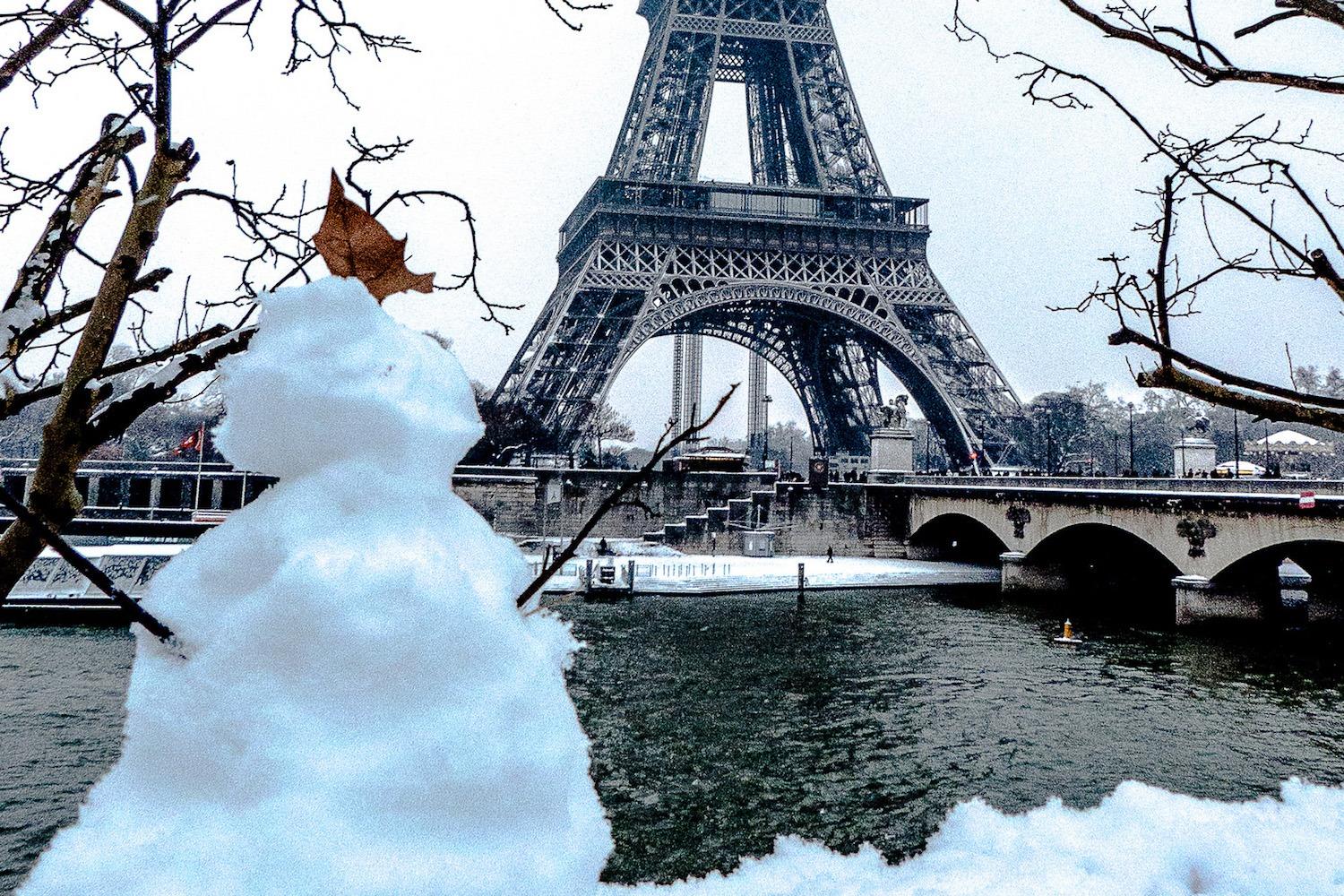 Эдуар Корте - Триумфальная арка в Париже зимой (картина) — часть 2 -  европейского искусства Европейская живопись