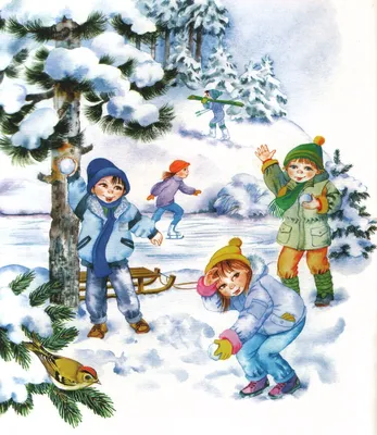 Картинки На тему зима для детей 6 лет (39 шт.) - #13962