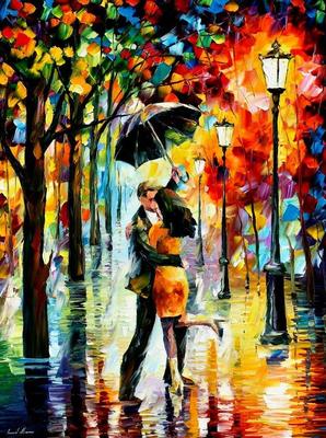 пара под дождем, под дождем, влюбленные гуляют под дождем, поцелуй под  дождем, дождь, Свадебный фотограф Москва