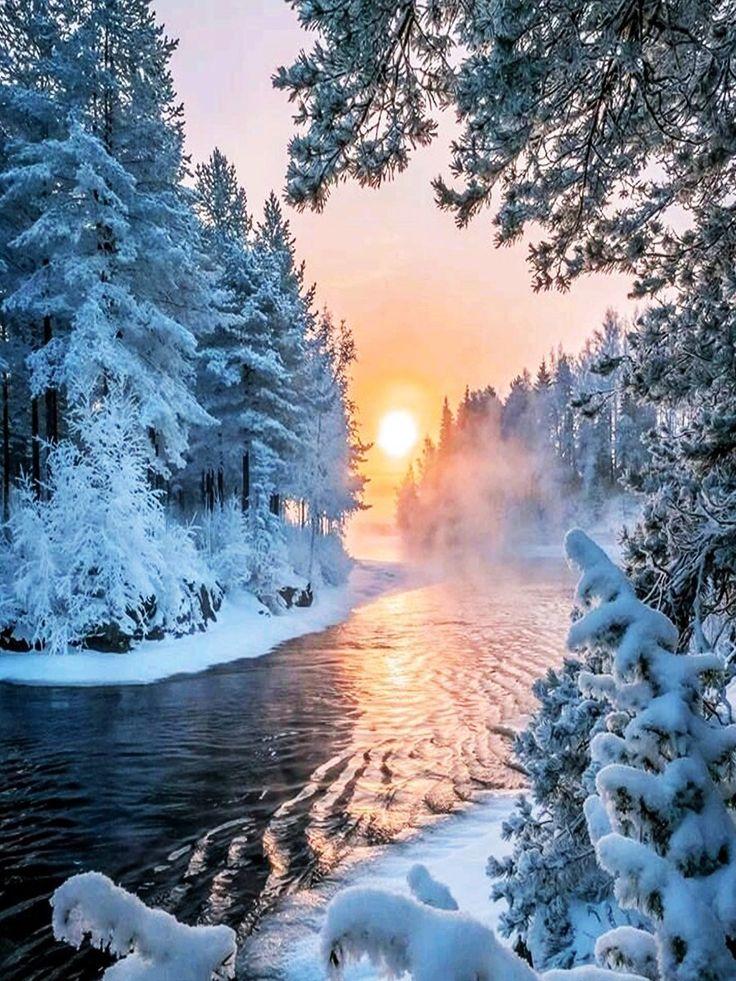 Зимняя природа - 61 фото | Beautiful nature, Winter pictures, Winter scenery