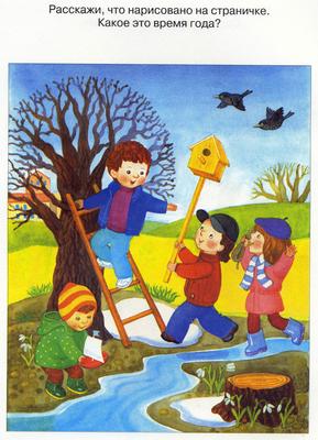 Картинки весны для детей детского сада. Большая коллекция | Детский сад,  Детсадовские художественные проекты, Весна