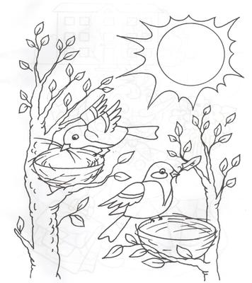 Раскраски весна для детей | Coloring pages, Free printable coloring pages,  Coloring pages nature
