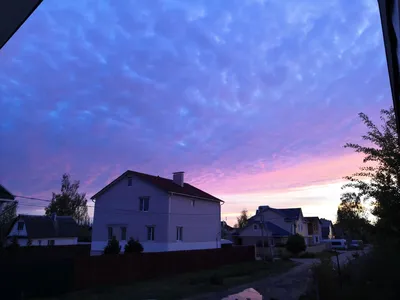 Розовые облака на голубом небе (38 фото) - 38 фото