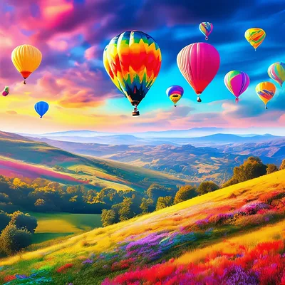 Фотообои Розовые воздушные шарики в небе», (арт. 22103) - купить в  интернет-магазине Chameleon