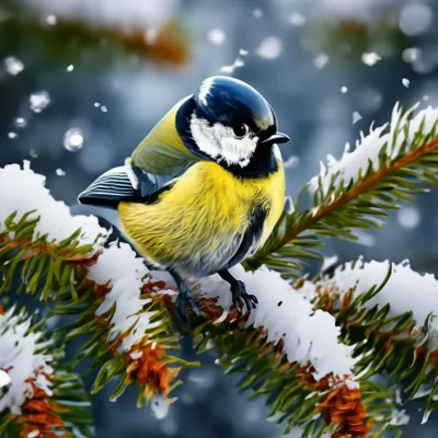 Рисунки птиц зимой для срисовки - 65 фото