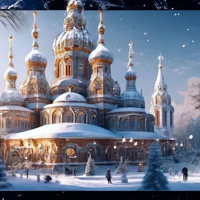 Картинки зима, храм, церковь, иней, красиво - обои 1440x900, картинка  №197245