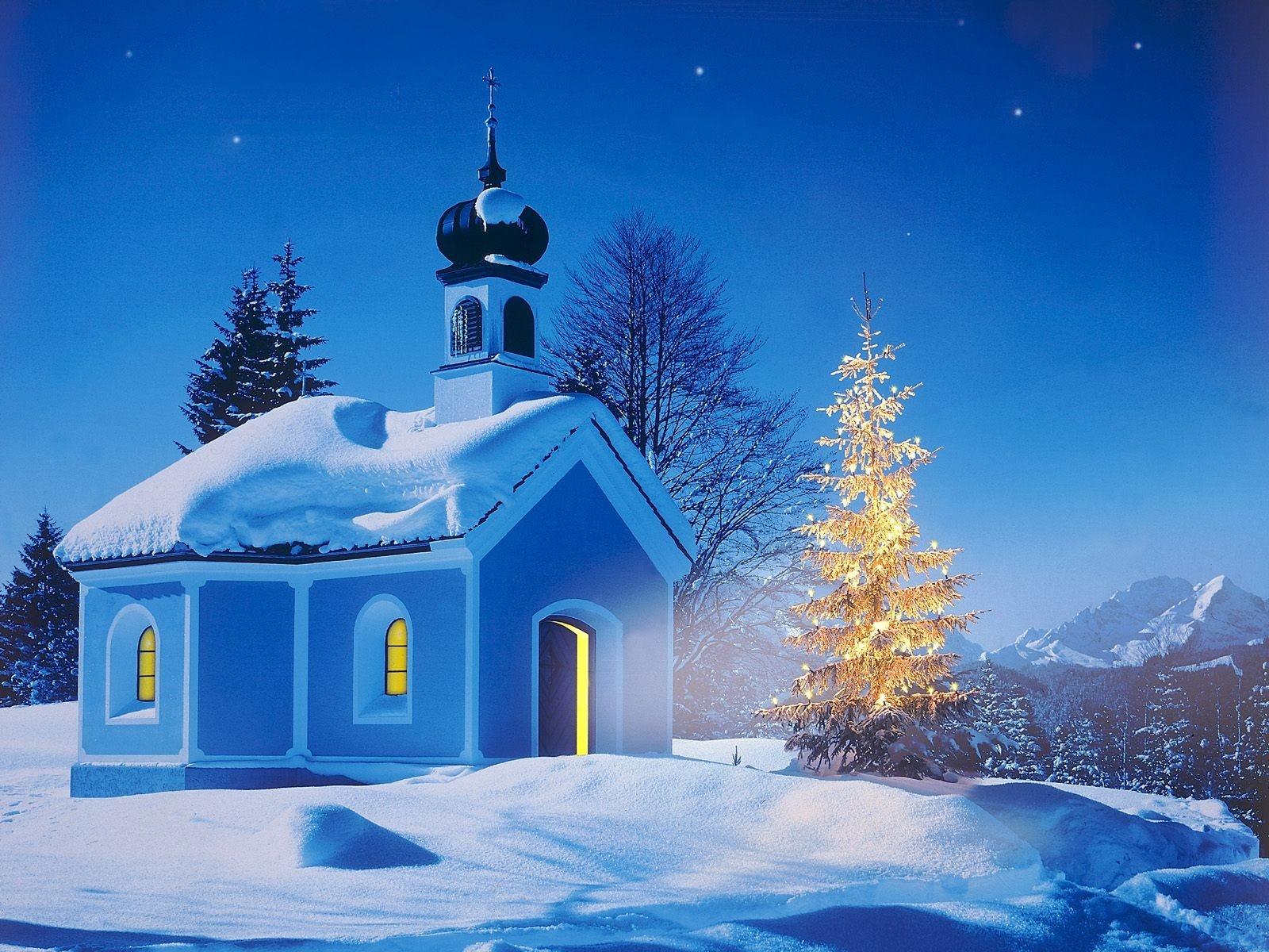 Церковь зимой рисунок - 82 фото