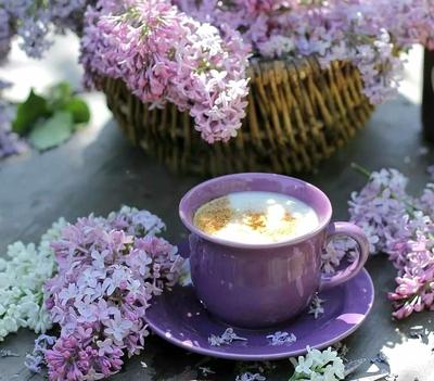 Утро кофе Весна - красивые фото