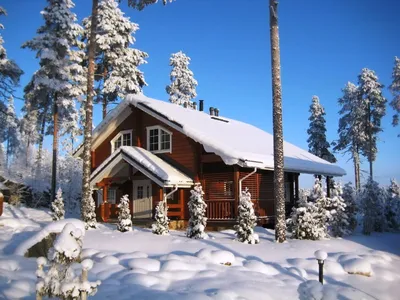 Клееный брус для зимнего проживания: особенности строительства зимнего дома  из клееного брус - Holz House