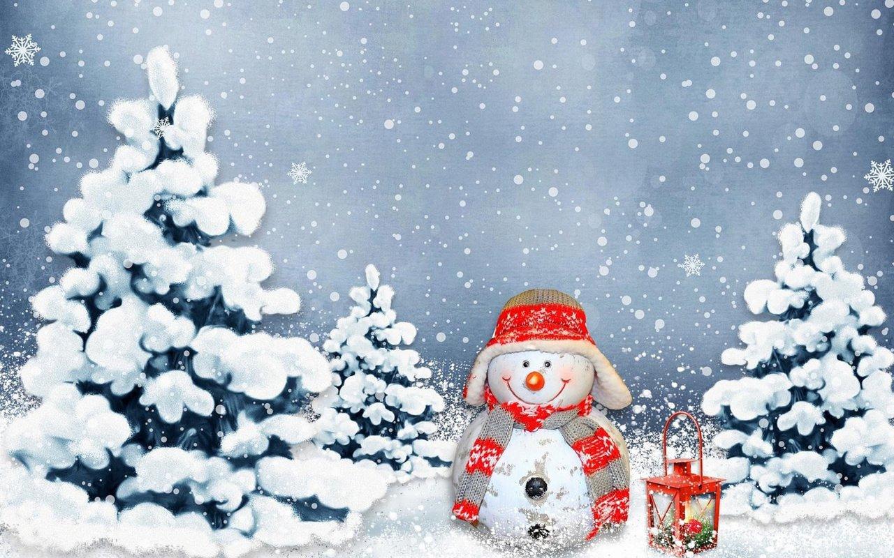 Обои Аниме (Зима, Новый Год, Рождество), обои для рабочего стола,  фотографии аниме, зима, новый год, рождество, дома, снег, люди, телеги Обои  для рабочего стола, скачать обои картинки заставки на рабочий стол.