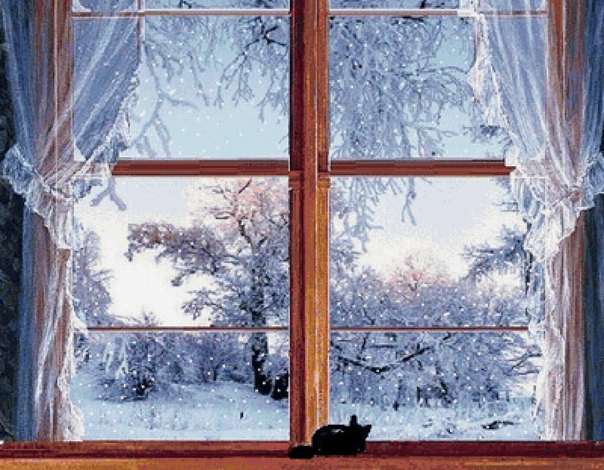 А за окном зима... зима - Футаж для видеомонтажа в Full HD(1080) - YouTube