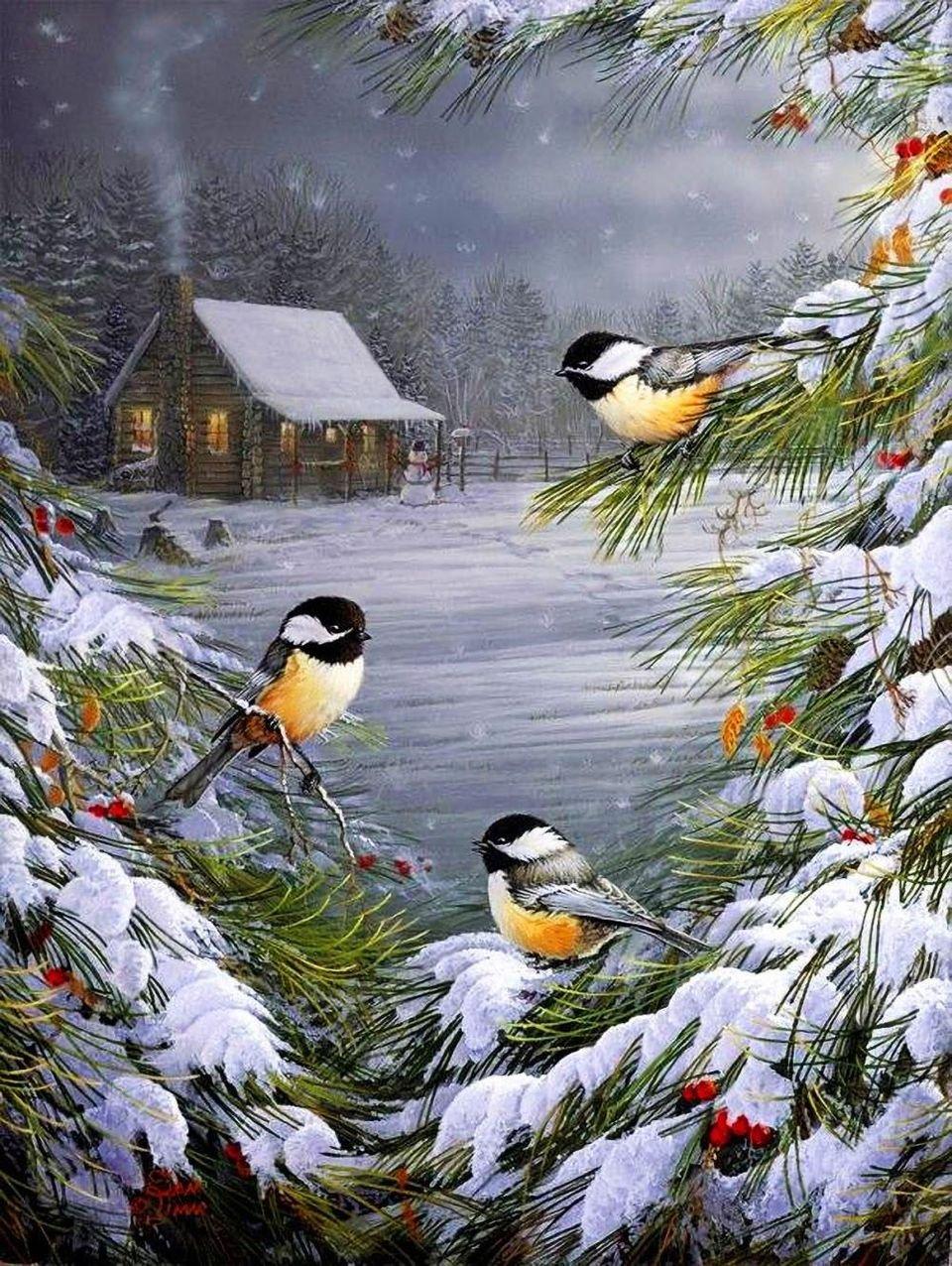 Картинки зима на заставку телефона (100 фото) • Прикольные картинки и  позитив