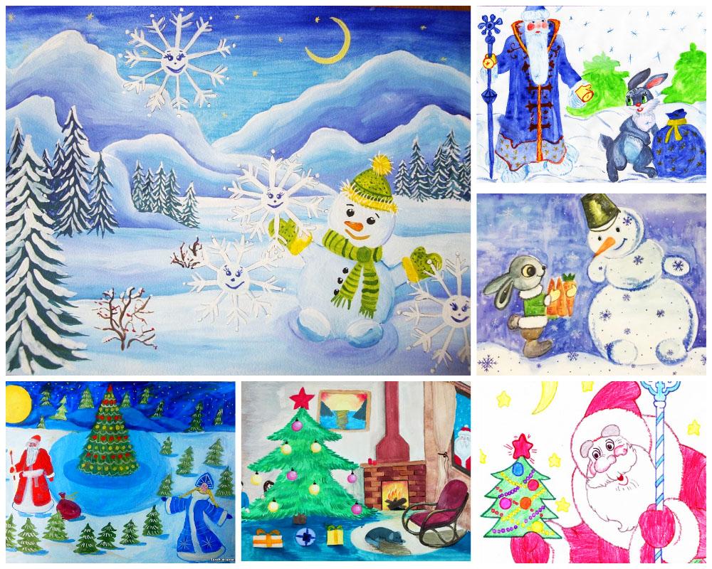 Потрясающие зимние рисунки (58 фото) » Триникси