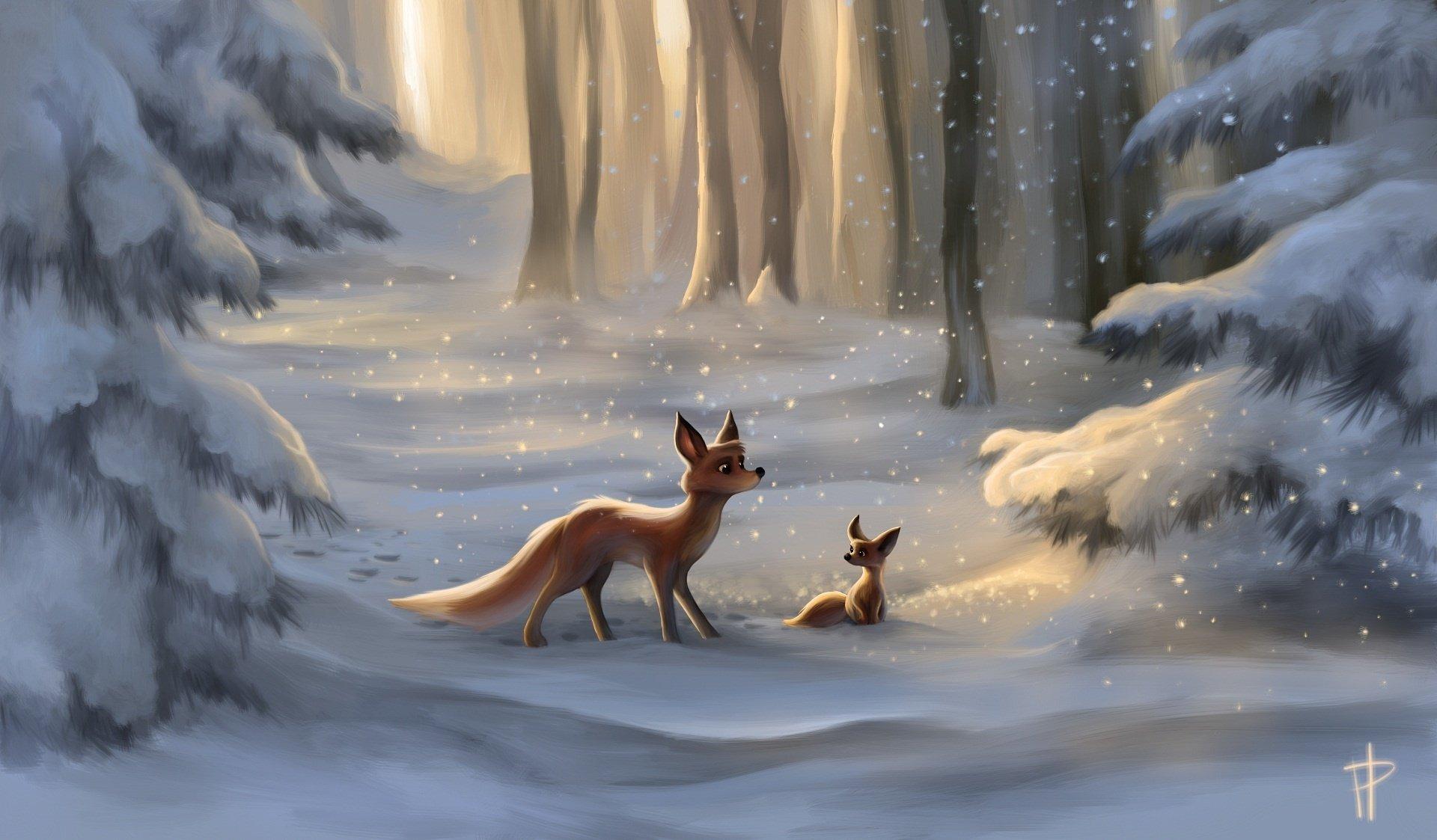 Рисунок Животные зимой №97651 - «Природа родного края!» (08.02.2024 - 15:56)