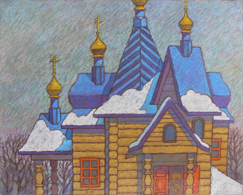 Собор Василия Блаженного сверху зимой - фото №140 - Moscow Photos