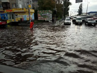 Киев дождь сегодня фото