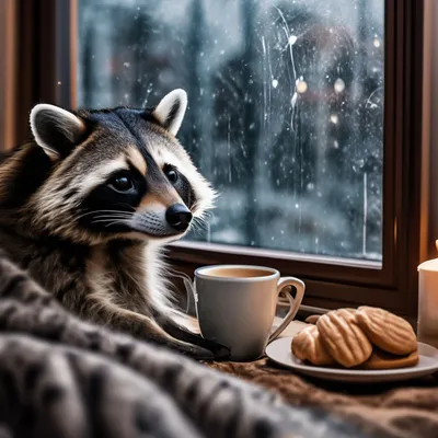 Дождь, холодно, кофе | Пикабу
