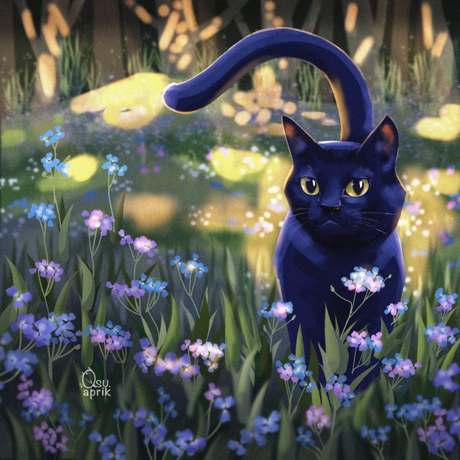 Кошки весной (много фото) - treepics.ru