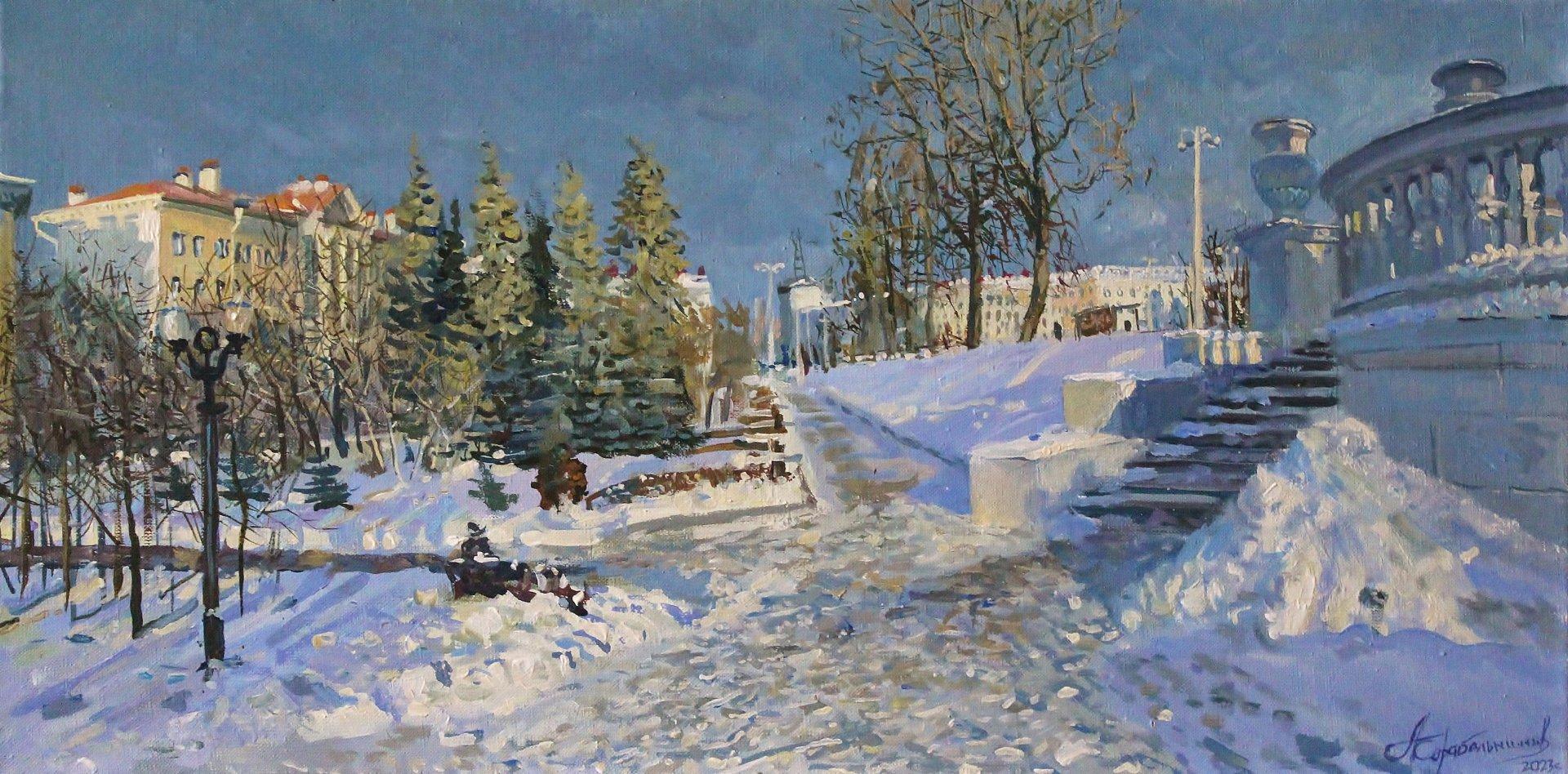 Снежная зима в России - красивые фото