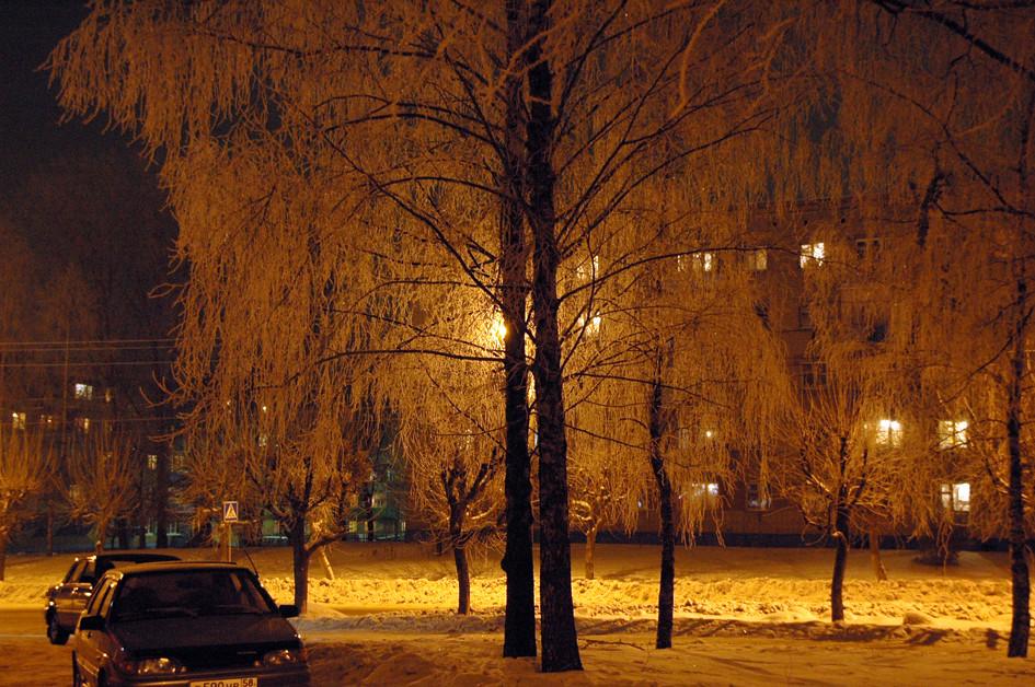 Фон зимний вечер - 54 фото