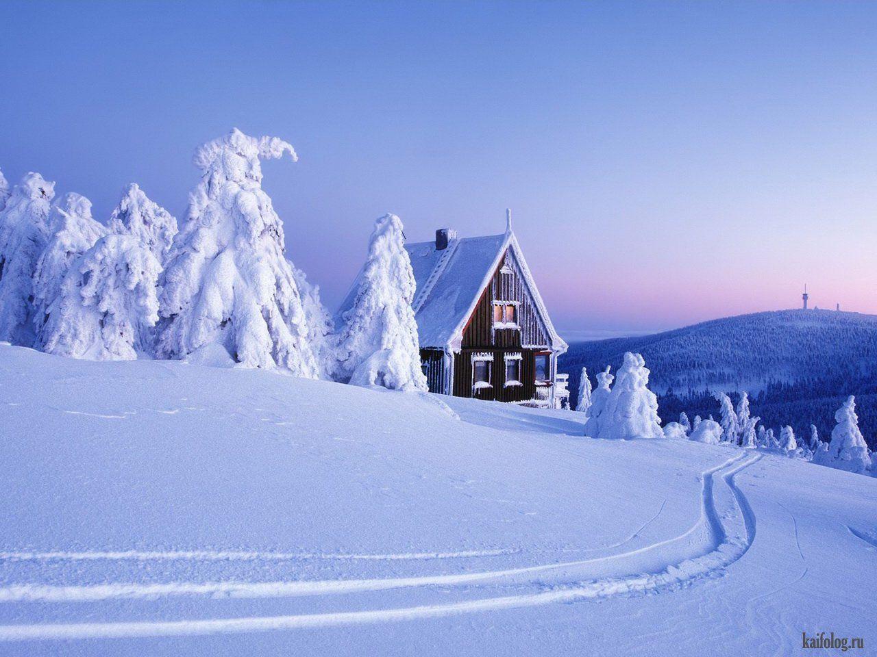 Красивая зима (60 фото) | Зимние сцены, Зимние картинки, Зимний домик для  отдыха