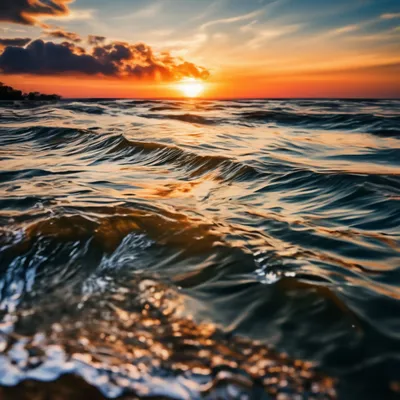 Море волны рассвет (53 фото) - 53 фото