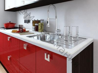 Недорогой угловой маленький кухонный гарнитур в хрущевку 5-6 кв.м Лада-589  в стиле модерн,1520х2100 мм,цена 89 900 руб.