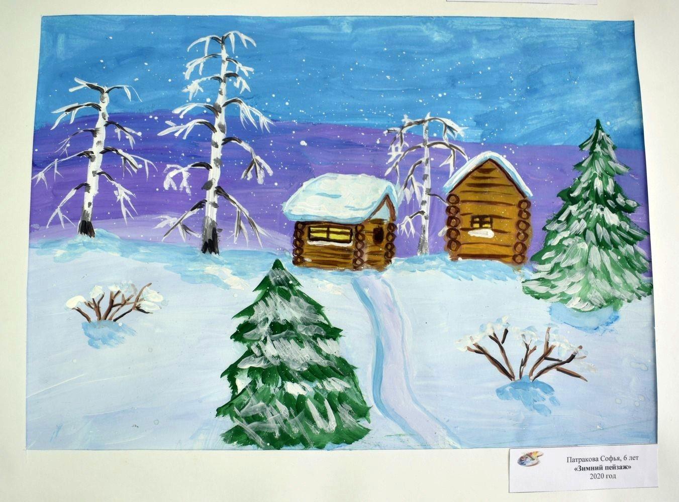 Рисунки на тему зима легкие фломастером (50 фото) » рисунки для срисовки на  Газ-квас.ком