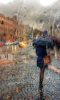 Счастье и дождь, люблю дождь, …» — создано в Шедевруме