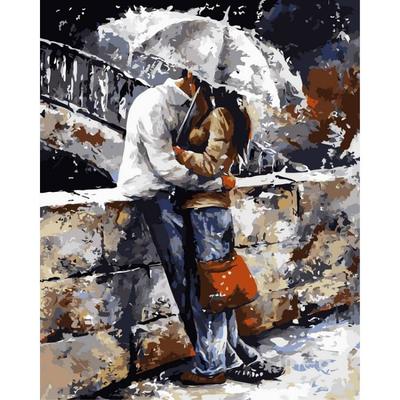 Картина по номерам Любовь под дождем, Babylon, vp314 - описание, отзывы,  продажа | CultMall