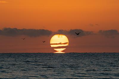 Море рассвет прекрасное раннее утро …» — создано в Шедевруме