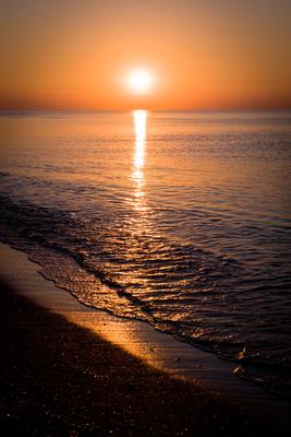 Море рассвет прекрасное раннее утро …» — создано в Шедевруме