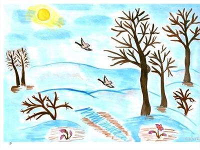 нарисованный весенний лес фона дизайн, лес, гров, весна фон картинки и Фото  для бесплатной загрузки