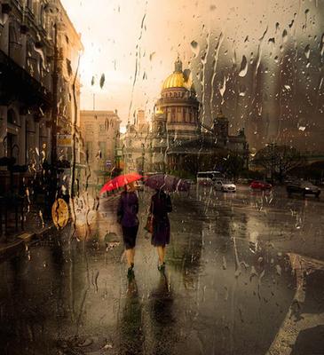 Невероятно красивые снимки дождливого Петербурга - KP.RU