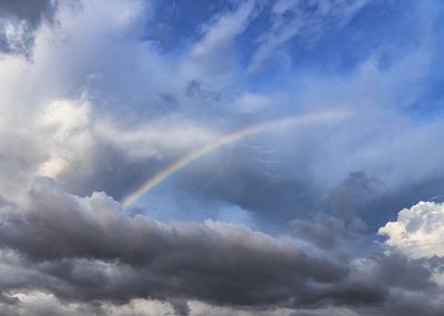 Обои поле радуга после дождя от 20002000 - картинки от Fonwall
