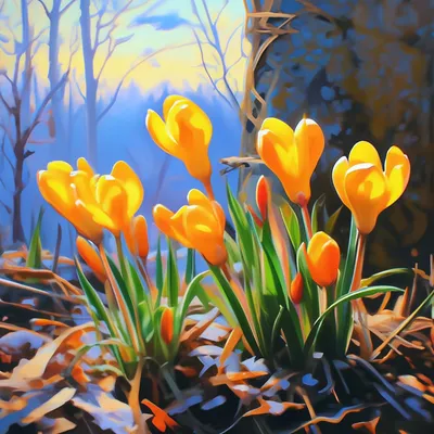 ранняя весна цветет и цветы в природе Стоковое Изображение - изображение  насчитывающей сад, красивейшее: 217654183