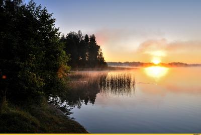 Рассвет на озером Коломинец | konkurs.trip2rus.ru