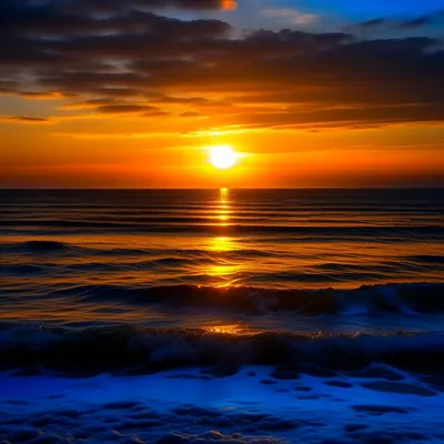 Рассвет над мягким морем. Фотограф Вощан Ольга