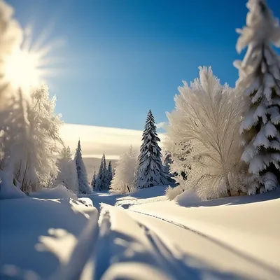 Солнечно. Зима | Снег | Дома | Солнце | Зимняя дорога | Winter mornings,  Norway, Winter pictures