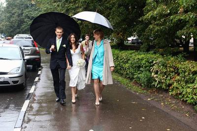 Свадьба в дождь – к счастью? - Фотографы - Всё о свадьбе - Новый  Калининград.Ru