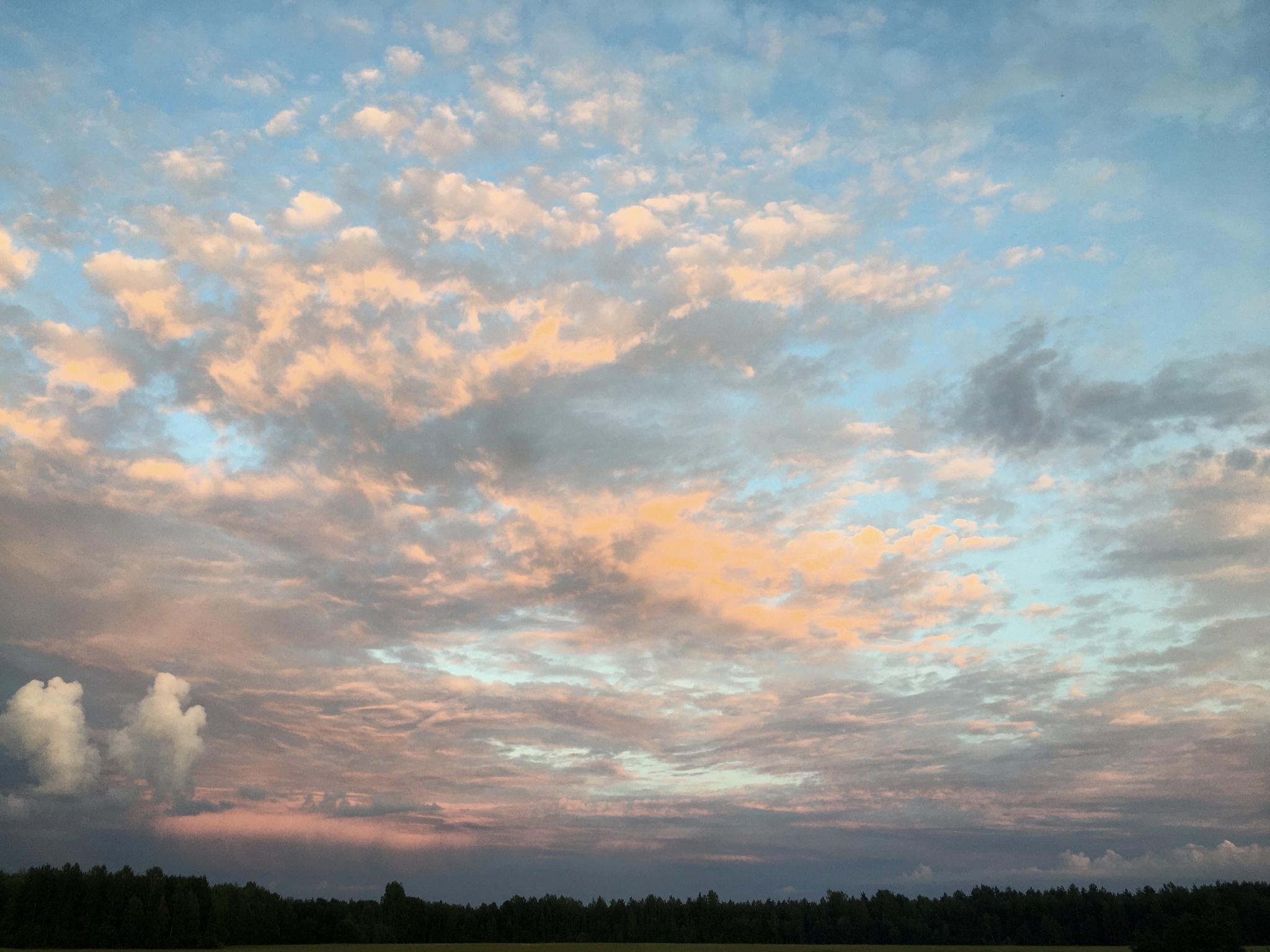Вечернее небо августа (45 фото) - 45 фото