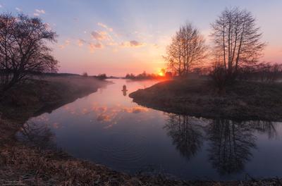 Весенний рассвет.. Photographer Olontsev Andrey