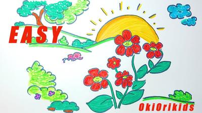 75 безкоштовних розмальовок про весну для дітей | Безкоштовні розмальовки  для дітей у PDF