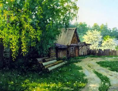 Стихотворение «Весна. В деревне Благодать», поэт Мершукова Татьяна