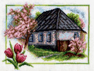 Купить картину Весна в деревне в Москве от художника Филатов Геннадий