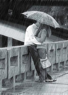 Влюбленные под дождем - 79 фото