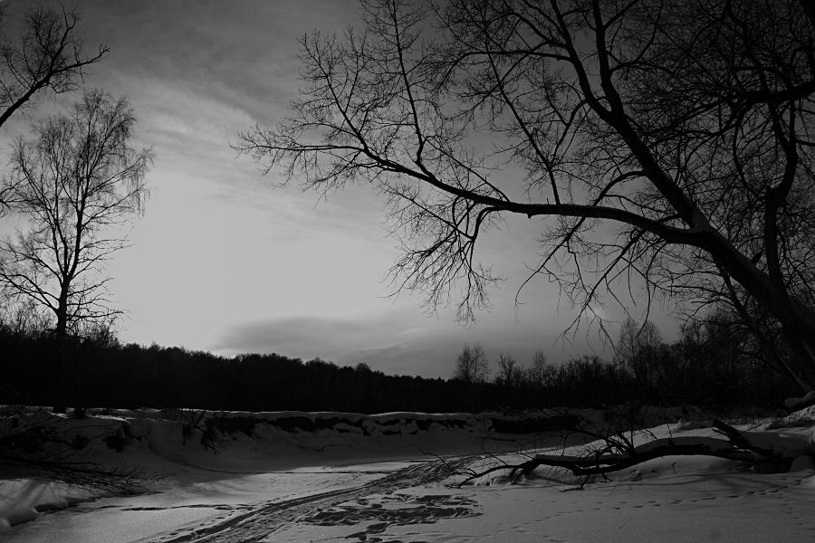 Черно-белые ландшафты - DelayFoto